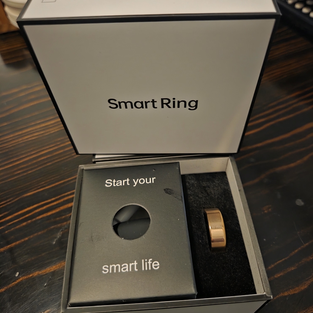 Advanced Smart Ring - Sleek Rose Gold Design - Picture 4 of 5